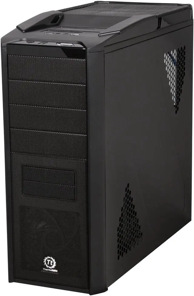 Alt view image 3 of 10 - Thermaltake  V9 BlacX Edition with Docking Station (NewEgg Exclusive)  SECC / Mesh  ATX Mid Tower  Computer Case