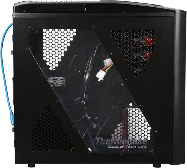 Alt view image 4 of 10 - Thermaltake  V9 BlacX Edition with Docking Station (NewEgg Exclusive)  SECC / Mesh  ATX Mid Tower  Computer Case