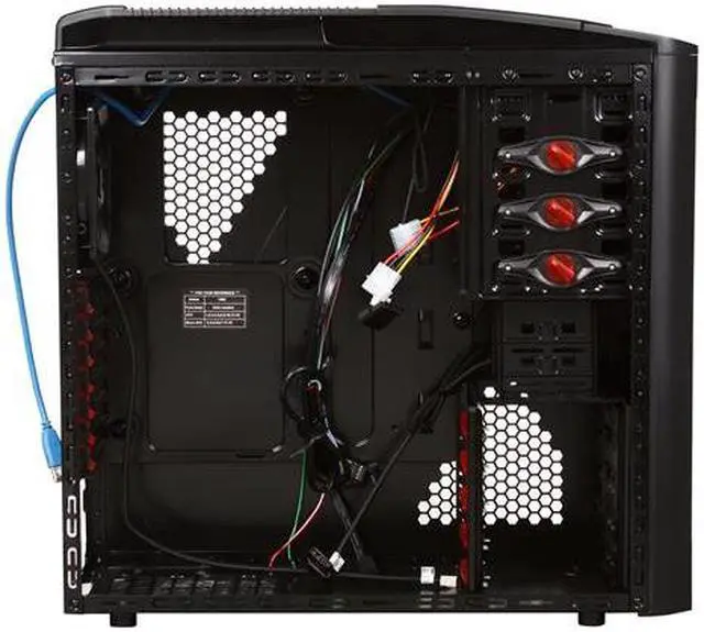 Alt view image 6 of 10 - Thermaltake  V9 BlacX Edition with Docking Station (NewEgg Exclusive)  SECC / Mesh  ATX Mid Tower  Computer Case