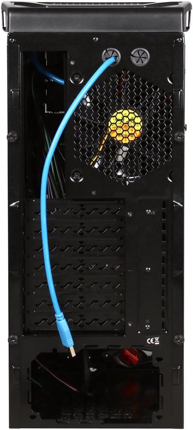 Alt view image 9 of 10 - Thermaltake  V9 BlacX Edition with Docking Station (NewEgg Exclusive)  SECC / Mesh  ATX Mid Tower  Computer Case
