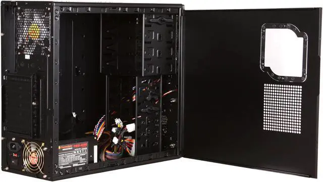 Alt view image 5 of 8 - Thermaltake VL84301W2Z V3 Black Edition with 430W Power Supply ATX Mid Tower Computer Case