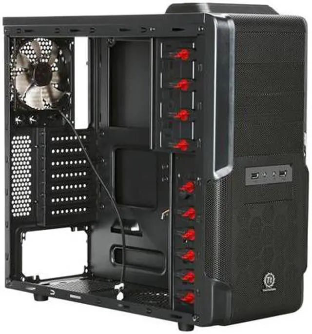 Alt view image 7 of 10 - Thermaltake Dokker Mid-Tower Computer Case Single Bay HDD Docking Station High Airflow Design VM600M1W2Z