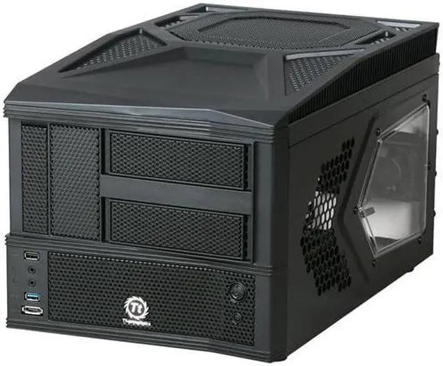 Alt view image 3 of 6 - Thermaltake ARMOR A30 VM70001W2Z Black SECC Micro ATX Mini Tower Computer Case