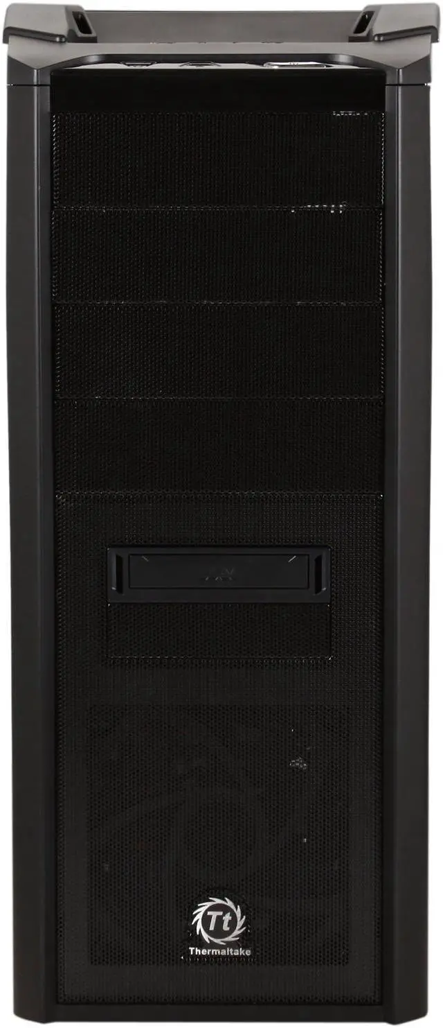 Alt view image 2 of 10 - Thermaltake V9 BlacX Flex Edition VN500M1W2N Black Steel ATX Mid Tower Computer Case