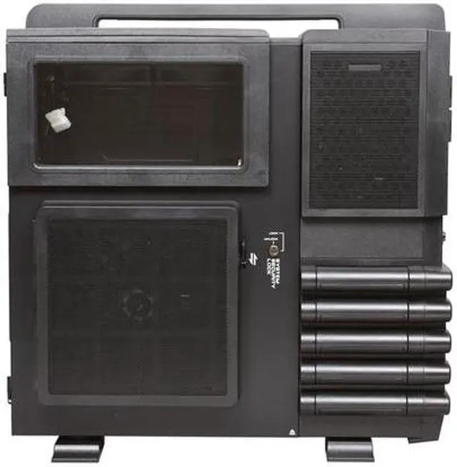 Alt view image 6 of 12 - Thermaltake Level 10 GT LCS (VN10031W2N) Black Steel SECC / Plastic ATX Full Tower Computer Case with Liquid Water Cooling System and Three Fans-1x 200mm Colorshift front fan, 1x 200mm Colorshift side fan, 1x 140mm rear turbo fan
