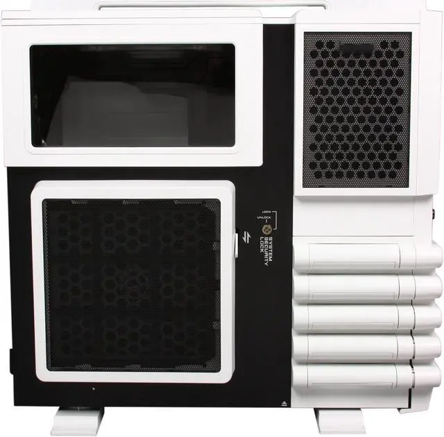 Alt view image 4 of 15 - Thermaltake Level 10 GT UGK Combat Snow Edition (VN10006W2N-B) Ultimate Gaming Kit White and Black SECC / Plastic ATX Full Tower Computer Case with Tt eSPORTS MEGA G1 Keyboard, Black Gaming Mouse and Shock Gaming Headset