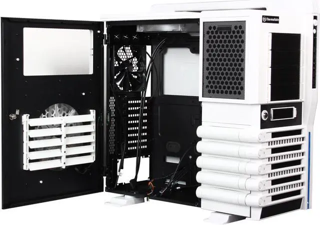 Alt view image 6 of 15 - Thermaltake Level 10 GT UGK Combat Snow Edition (VN10006W2N-B) Ultimate Gaming Kit White and Black SECC / Plastic ATX Full Tower Computer Case with Tt eSPORTS MEGA G1 Keyboard, Black Gaming Mouse and Shock Gaming Headset