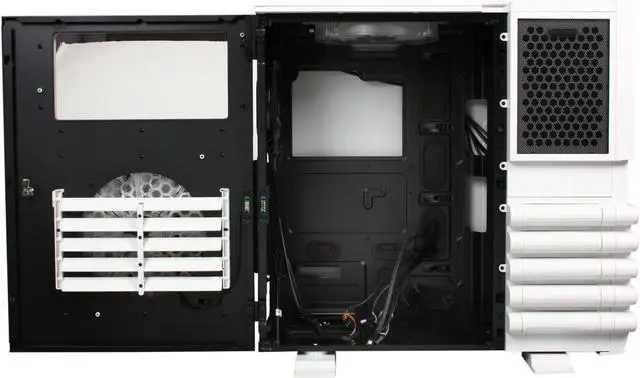 Alt view image 7 of 15 - Thermaltake Level 10 GT UGK Combat Snow Edition (VN10006W2N-B) Ultimate Gaming Kit White and Black SECC / Plastic ATX Full Tower Computer Case with Tt eSPORTS MEGA G1 Keyboard, Black Gaming Mouse and Shock Gaming Headset