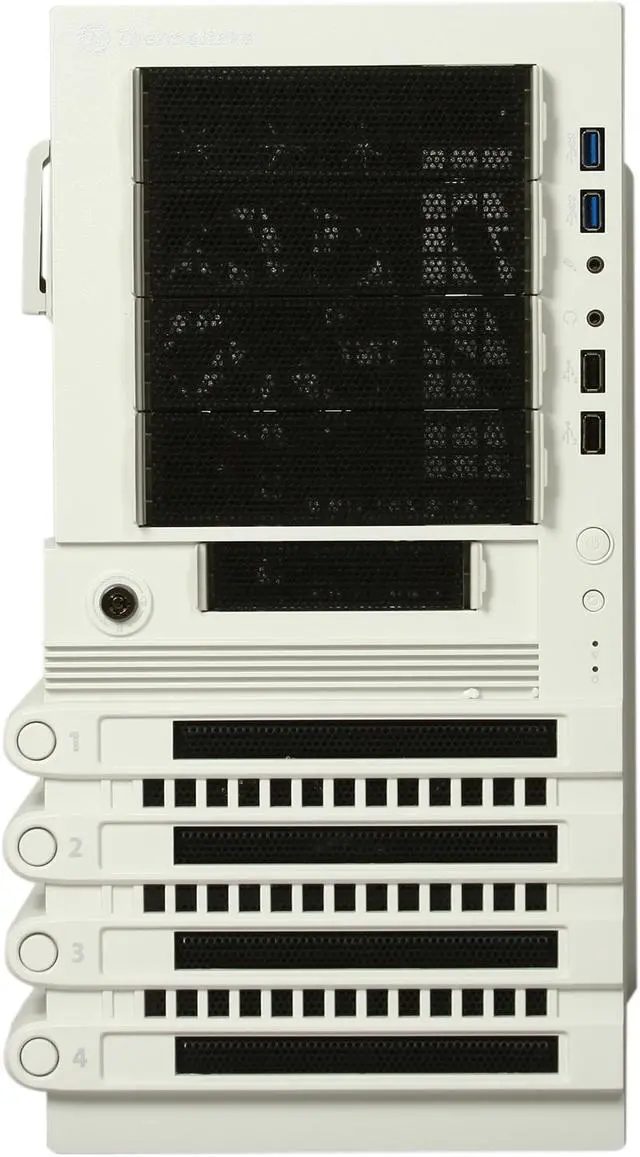 Alt view image 2 of 9 - Thermaltake Level 10 Series Level 10 GTS Snow Edition White SECC ATX Mid Tower Computer Case