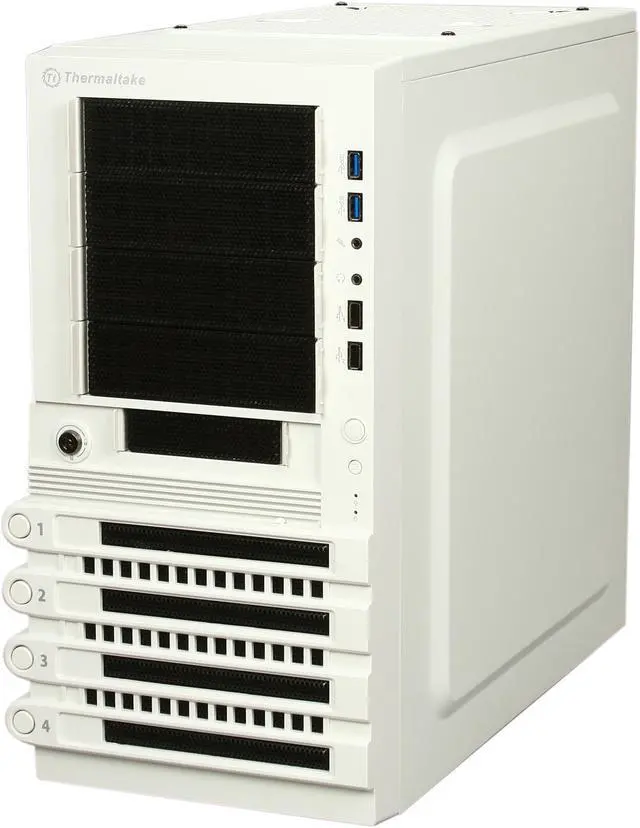 Alt view image 3 of 9 - Thermaltake Level 10 Series Level 10 GTS Snow Edition White SECC ATX Mid Tower Computer Case