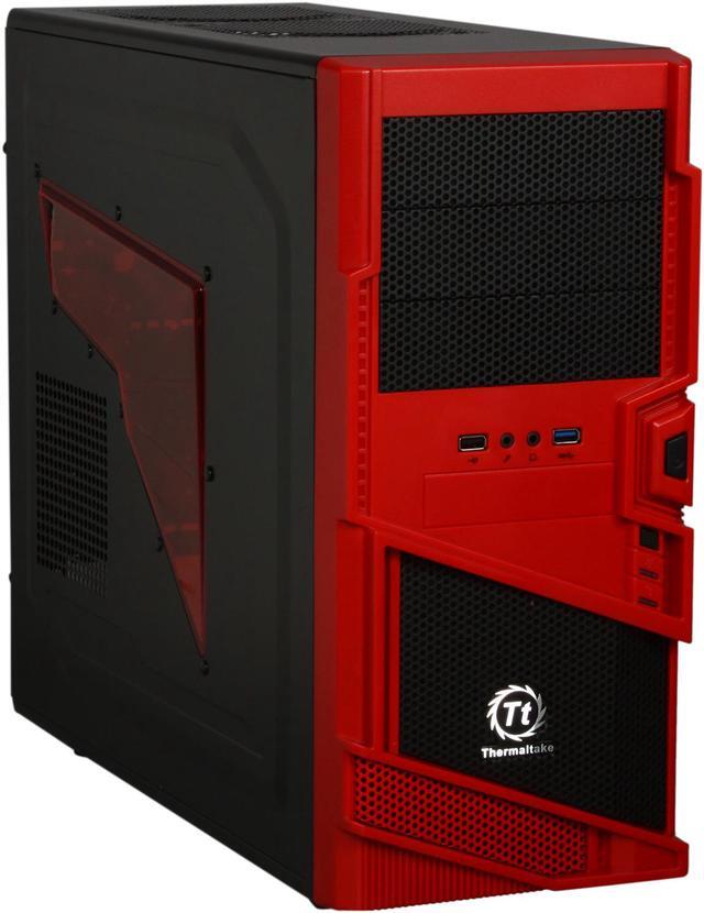 Main image of Thermaltake Commander MS-I Epic Edition Black / Red SECC ATX Mid Tower Computer Case