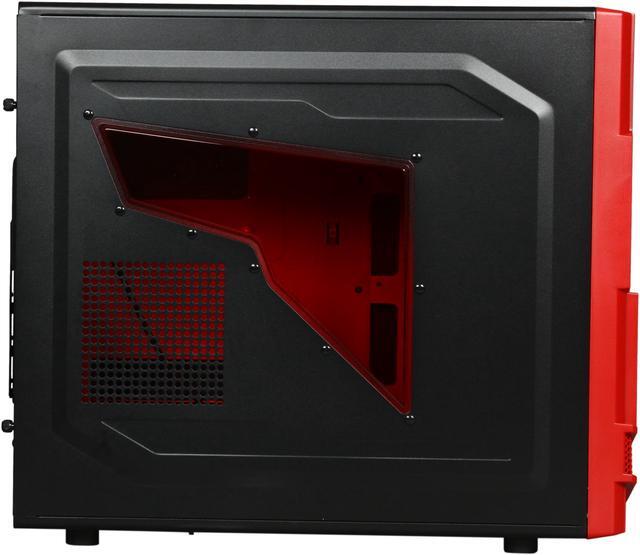 Alt view image 4 of 9 - Thermaltake Commander MS-I Epic Edition Black / Red SECC ATX Mid Tower Computer Case