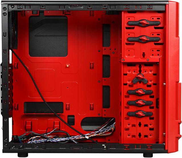 Alt view image 6 of 9 - Thermaltake Commander MS-I Epic Edition Black / Red SECC ATX Mid Tower Computer Case