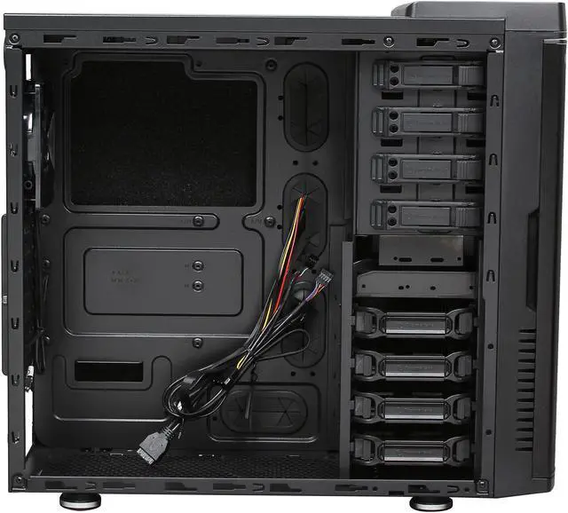 Alt view image 5 of 10 - Thermaltake SOPRANO VO900M1N2N Black SECC ATX Mid Tower Computer Case