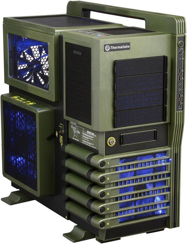 Thermaltake Level 10 GT BATTLE EDITION VN10008W2N Green and Black SECC /  Plastic ATX Full Tower Computer Case
