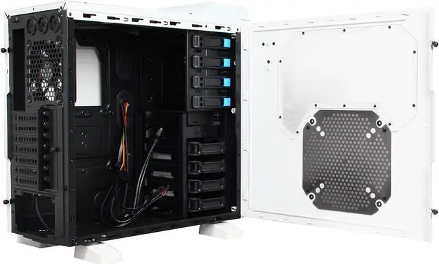 Alt view image 5 of 10 - Thermaltake Armor Revo Gene VO800M6W2N Black / White SECC ATX Mid Tower Computer Case