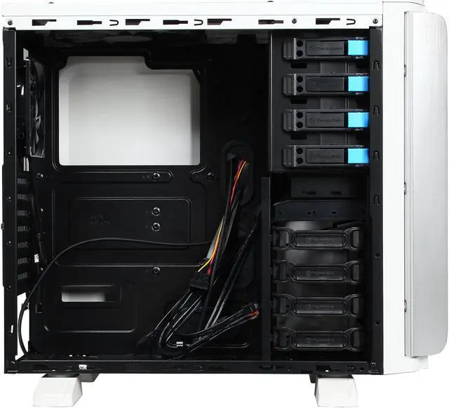 Alt view image 6 of 10 - Thermaltake Armor Revo Gene VO800M6W2N Black / White SECC ATX Mid Tower Computer Case