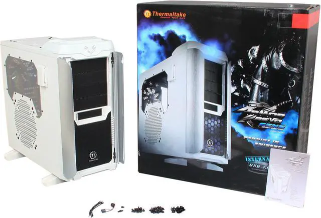 Alt view image 10 of 10 - Thermaltake Armor Revo Gene VO800M6W2N Black / White SECC ATX Mid Tower Computer Case