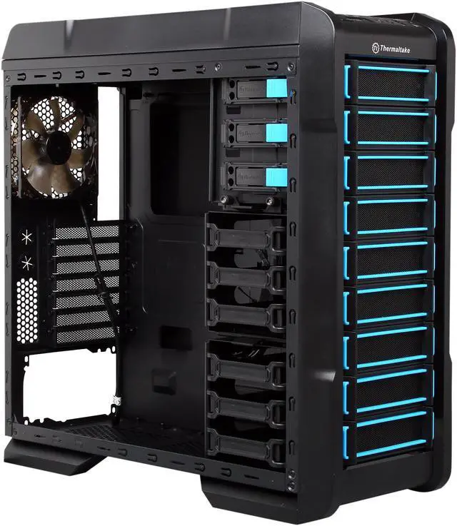 Alt view image 8 of 10 - Thermaltake Chaser Series A31 VP300A1W2N Black Steel / Plastic ATX Mid Tower Computer Case