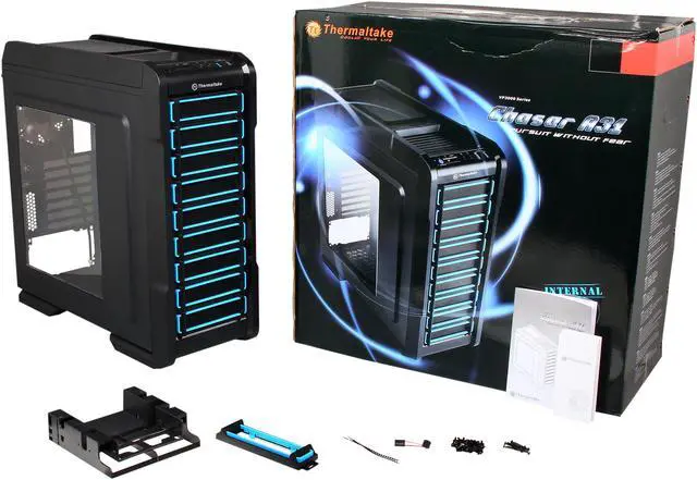 Alt view image 10 of 10 - Thermaltake Chaser Series A31 VP300A1W2N Black Steel / Plastic ATX Mid Tower Computer Case