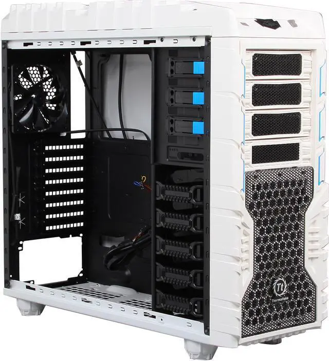 Alt view image 8 of 10 - Thermaltake Overseer RX-I Snow Edition VN700M6W2N White Steel / Plastic ATX Full Tower Computer Case