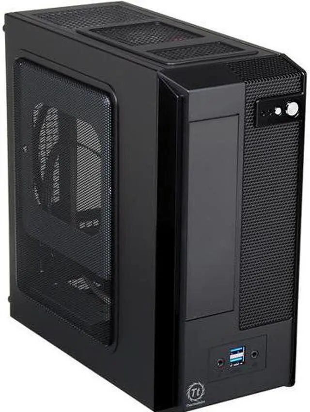 Main image of Thermaltake SD101 VP11821N2U Black Steel Mini-ITX Tower Computer Case 180W Power Supply