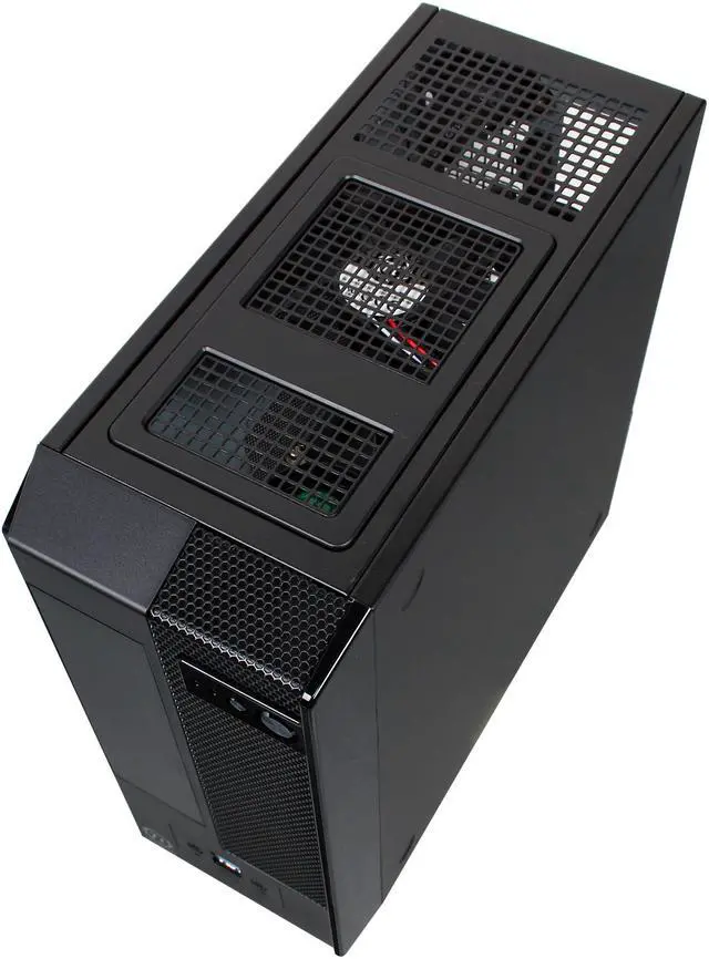 Alt view image 5 of 10 - Thermaltake SD101 VP11821N2U Black Steel Mini-ITX Tower Computer Case 180W Power Supply
