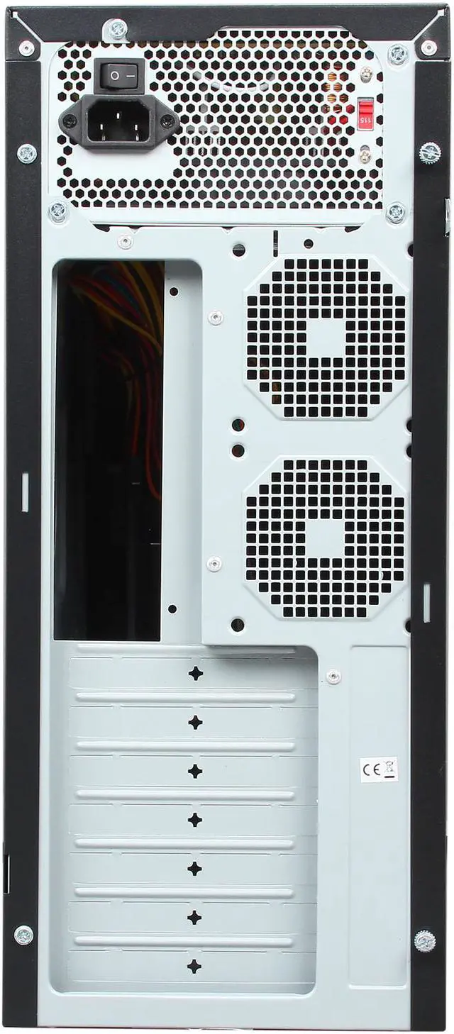 Alt view image 8 of 9 - Thermaltake VM54521N2U Black Steel / Plastic ATX Mid Tower Computer Case 450W Power Supply