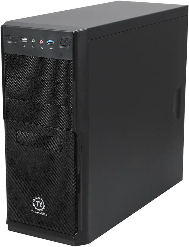 Alt view image 3 of 9 - Thermaltake V2 Plus (USB 3.0x1 USB 2.0x1) with 450W PSU (VO545A1N2U)