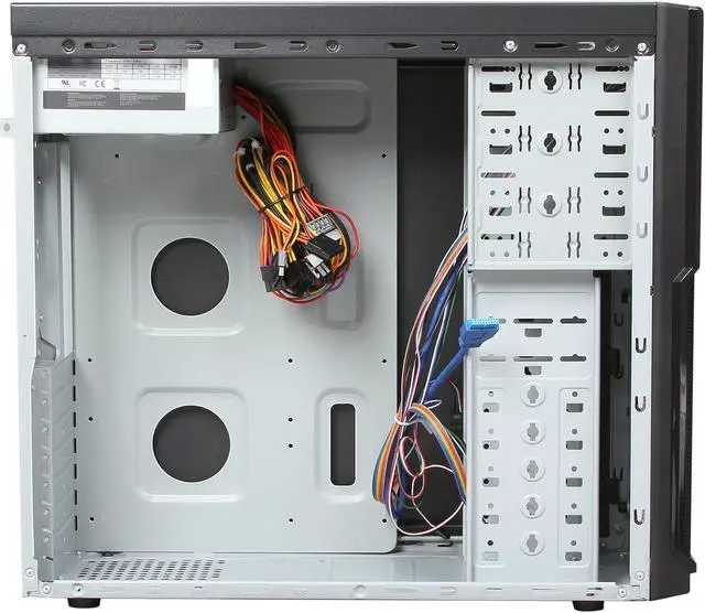 Alt view image 6 of 9 - Thermaltake V2 Plus (USB 3.0x1 USB 2.0x1) with 450W PSU (VO545A1N2U)