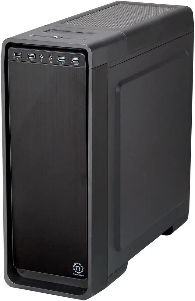 Alt view image 3 of 10 - Thermaltake Urban S31 VP700M1W2N Black SECC ATX Windowed Mid Tower Chassis