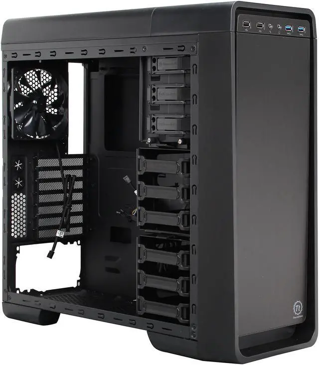 Alt view image 8 of 10 - Thermaltake Urban S31 VP700M1W2N Black SECC ATX Windowed Mid Tower Chassis