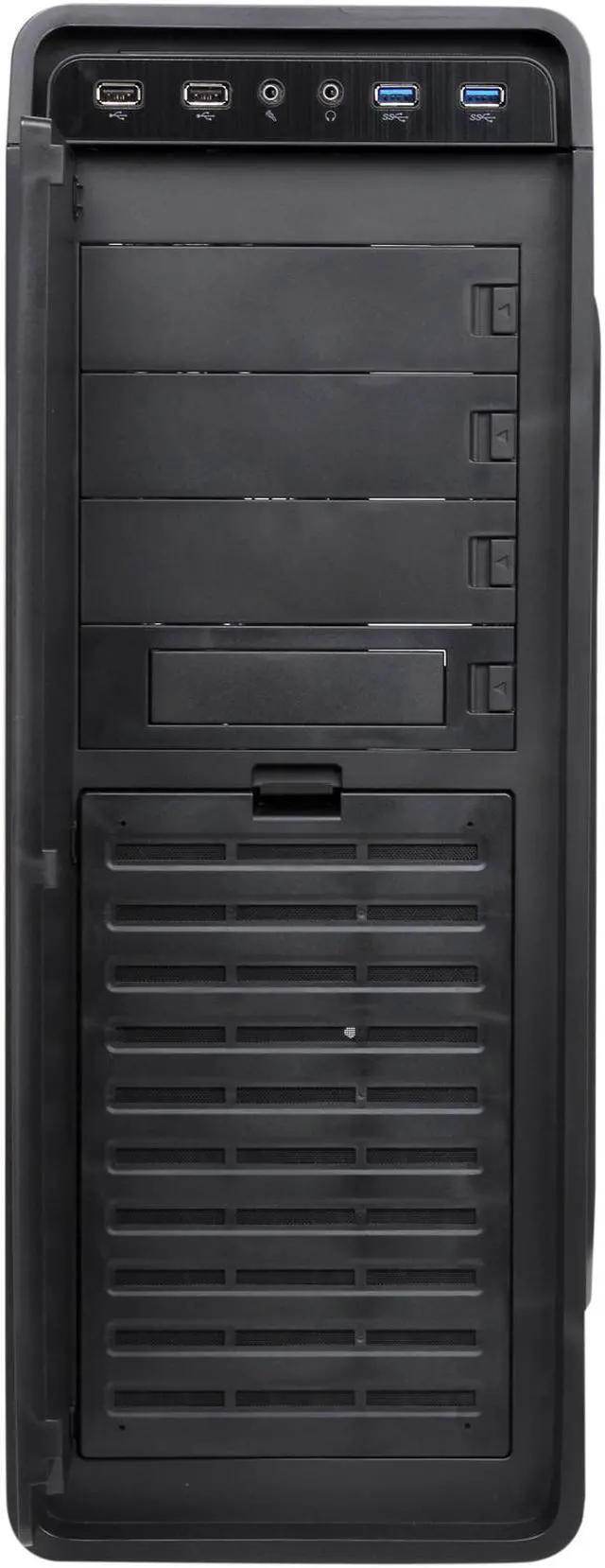 Alt view image 2 of 11 - Thermaltake VP500M1N2N Black SECC ATX Full Tower Computer Case