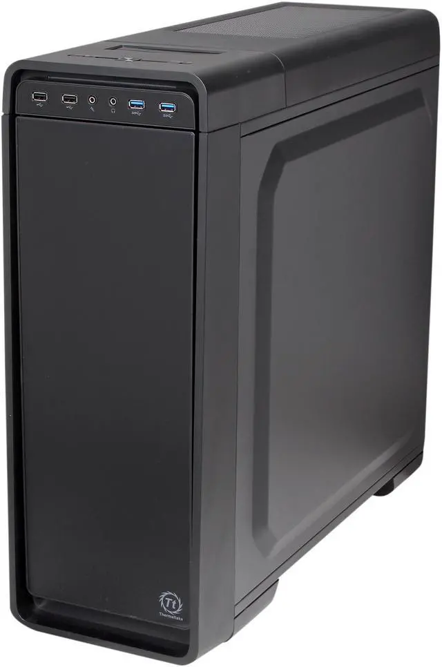 Alt view image 3 of 11 - Thermaltake VP500M1N2N Black SECC ATX Full Tower Computer Case