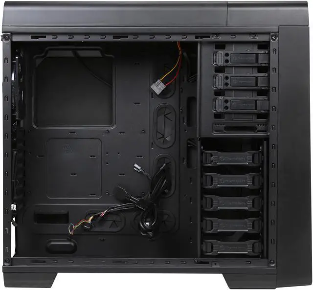 Alt view image 6 of 11 - Thermaltake VP500M1N2N Black SECC ATX Full Tower Computer Case