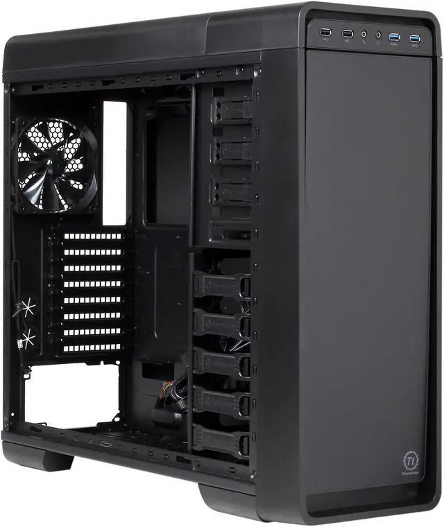 Alt view image 7 of 11 - Thermaltake VP500M1N2N Black SECC ATX Full Tower Computer Case