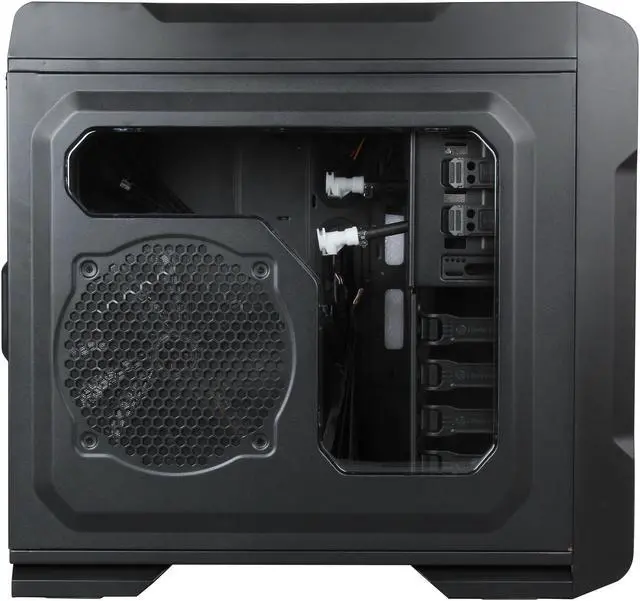 Alt view image 4 of 10 - Thermaltake VP40031W2N Black ATX Full Tower Computer Case w/ Liquid Cooling System