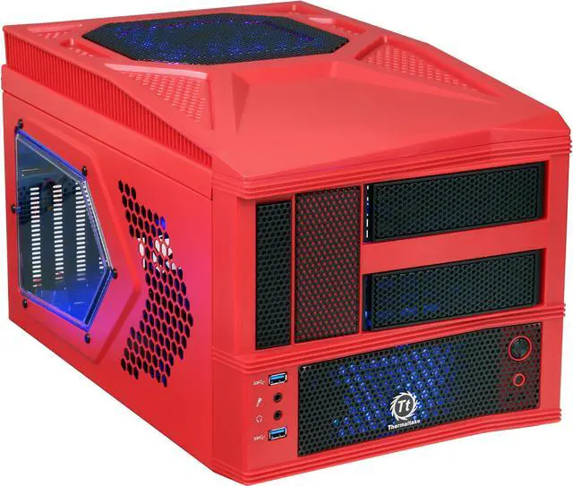Main image of Thermaltake Armor A30i - Red Red SECC / AL MicroATX Mini Tower Computer Case (VM700A3W2N)