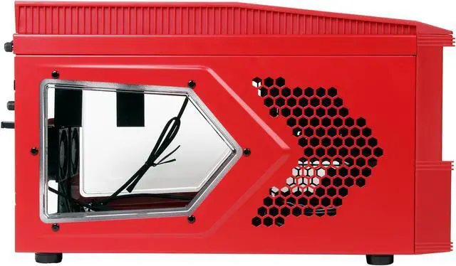 Alt view image 4 of 9 - Thermaltake Armor A30i - Red Red SECC / AL MicroATX Mini Tower Computer Case (VM700A3W2N)