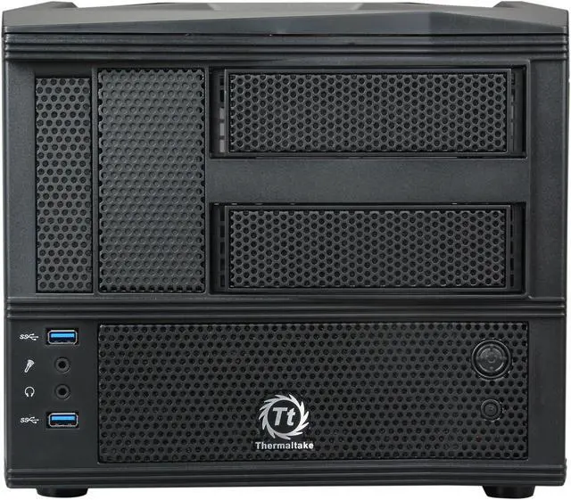 Alt view image 2 of 8 - Thermaltake Armor A30i - Black Black SECC / AL MicroATX Mini Tower Computer Case (VM700A1W2N)