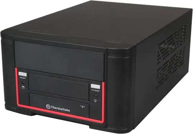 Alt view image 3 of 8 - Thermaltake Element Qi w 200W PSU Black SGCC Mini-ITX Tower Computer Case 220W Power Supply