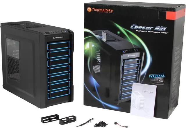 Alt view image 9 of 9 - Thermaltake Chaser A21 Black SECC ATX Mid Tower Computer Case