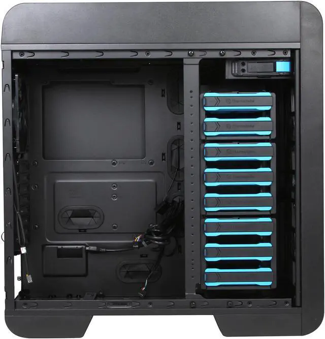 Alt view image 6 of 10 - Thermaltake Core V71 Extreme Full Tower Chassis, Compatible With Extreme Liquid Cooling Builds (CA-1B6-00F1WN-00)