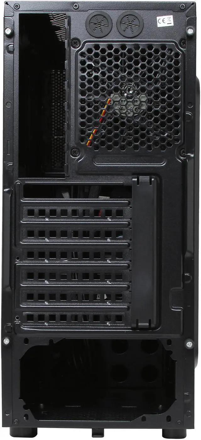 Alt view image 11 of 14 - Thermaltake Versa H21 Mid Tower Computer Case with USB 3.0 and All-Black Interior(CA-1B2-00M1NN-00)