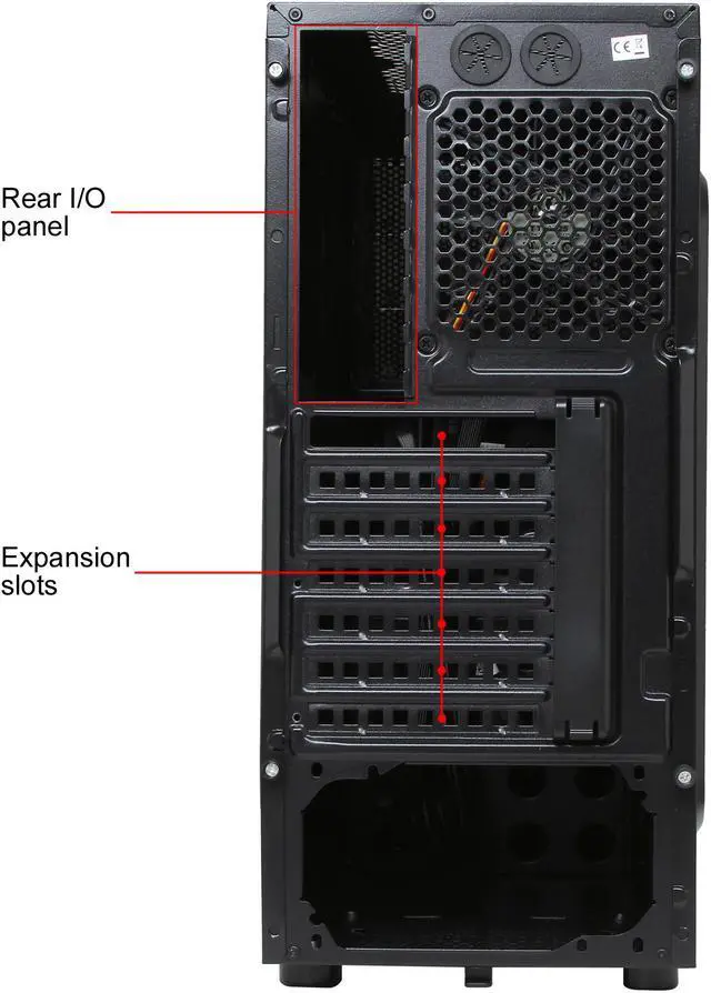 Alt view image 12 of 14 - Thermaltake Versa H21 Mid Tower Computer Case with USB 3.0 and All-Black Interior(CA-1B2-00M1NN-00)
