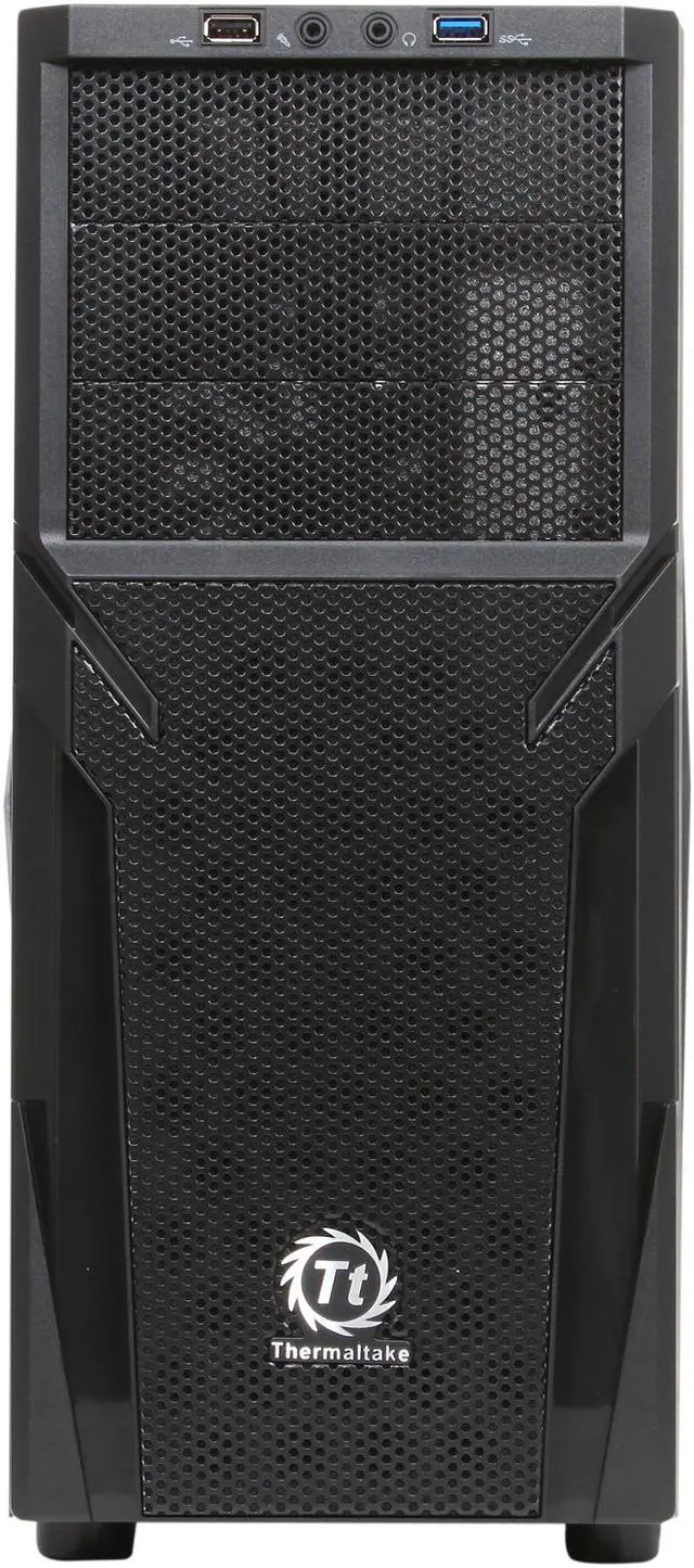 Alt view image 2 of 10 - Thermaltake Versa H21/Black/Win/SECC Black SPCC ATX Mid Tower Computer Case (CA-1B2-00M1WN-00)