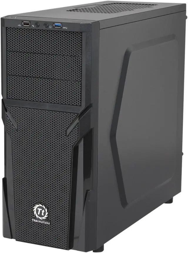 Alt view image 3 of 10 - Thermaltake Versa H21/Black/Win/SECC Black SPCC ATX Mid Tower Computer Case (CA-1B2-00M1WN-00)