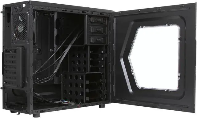 Alt view image 5 of 10 - Thermaltake Versa H21/Black/Win/SECC Black SPCC ATX Mid Tower Computer Case (CA-1B2-00M1WN-00)