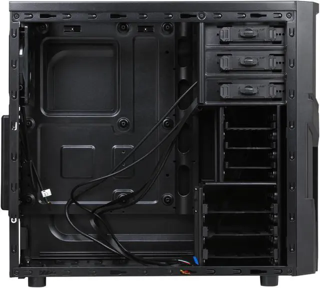 Alt view image 6 of 10 - Thermaltake Versa H21/Black/Win/SECC Black SPCC ATX Mid Tower Computer Case (CA-1B2-00M1WN-00)