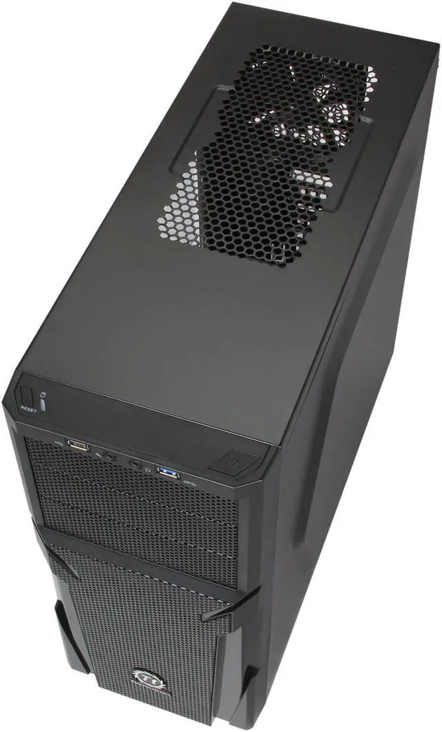 Alt view image 8 of 10 - Thermaltake Versa H21/Black/Win/SECC Black SPCC ATX Mid Tower Computer Case (CA-1B2-00M1WN-00)